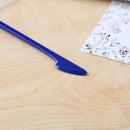 Double Sided Edge Comb Beauty Hair Styling Salon Hairdressing Tools (Blue) A