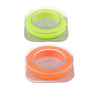 2pcs Fishing Rod Guides Fixing Line Eye Rings Wrapping Thread Orange,Yellow