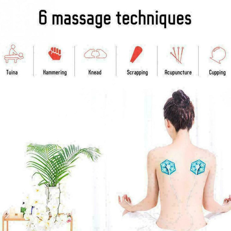 Portable Mini Body Massager Physio Pad Phone Control Stimulato jir Muscle P W6J3