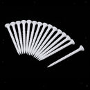 15Pcs Durable Golf Tees Holder For Golf Driving Range Tee Practice Tool White