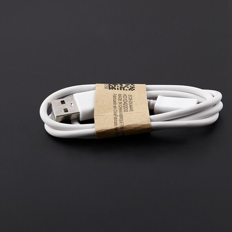 2 Pieces x White USB universal Android phone charging data cable Mini USB c P3P9