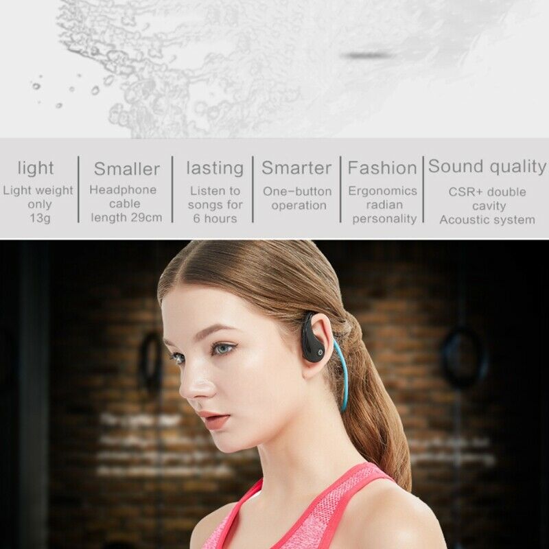 Second Generation Upgrade Sport Bluetooth Headphones Bluetooth 4.1 Wireless