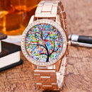 Fashion Luxury Women Classic Quartz Stainless Steel Belt Dress Dial Wrist Watch