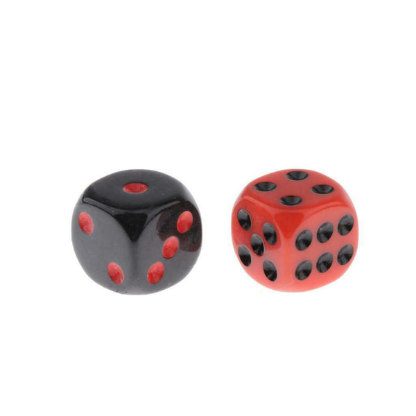 24pcs 16mm Six Sided D6 Dice Dies For    Game