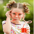 Straw Glasses Kids Crazy Clear Drinking Games Novelty Tube Party Bag Game Fun