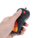 Wireless Electric RC Flocking Rat Toys Pet Cat Remote Control Mouse (Brown) A