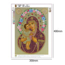 5D DIY Crystal Diamond Painting Religion Cross Stitch Kit Embroidery Mosaic