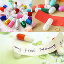 50X Message in a Bottle Capsule Letter Cute Love Friendship Half Color Pills LJ