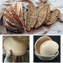 (10 Inches + 8 Inches + 6.3 Inches) Bread Proof Basket Bread Basket + Bread