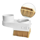Dust Cover Collector Brush 80Mm Diameter Easy Clearing For Cnc Spindle Moto