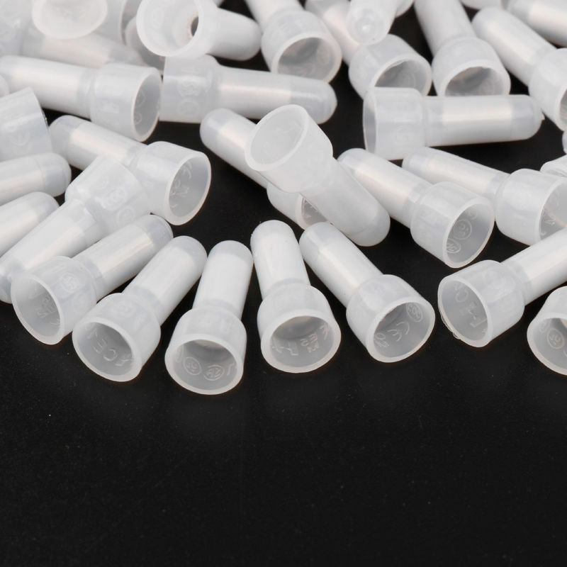 100pcs 22-16 GA AWG Closed End Crimp Caps Splice Gauge Wire Connectors Terminals