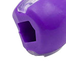 2 Pack Jawline Face Exerciser Fitness Ball Toner Mouth Trainer Black+Purple