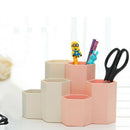 1Pc Novelty Hexagon Pencil Pen Holder Desk Storage Box Organizer Business D