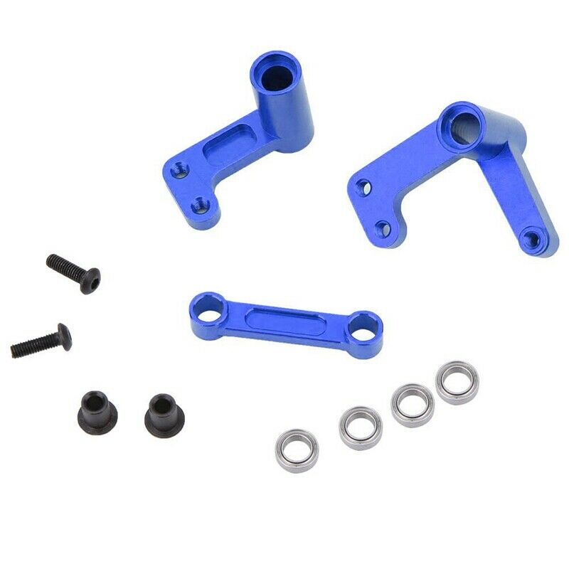 RC Aluminium Alloy Steering Kit for Traxxas Bandit / Rustler / Slash 2WD Bl X1R5