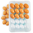 Egg Holder, 3-Layer Deviled Egg Tray with Lid Egg Carrier Box Dispenser Con