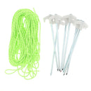 Outdoor Camping Tent Stakes Tent Pegs Tent Nail Accessories with Wind Rope C