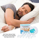 8pcs/box Silicone Anti Snore Apnea Nose Clip Stop Snoring Device Sleeping Aid