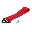 Car 2 Tons Loop Rope Tow Strap Hauling with Hook  Heavy Duty Red