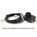 E-Bike Headlight Taillight Horn Switch 2 in 1 Electric Bicycle Accessories