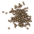 100x Bronze Jingle Bells Pendant Charms Findings Wind Chime for Crafts 8mm