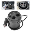 2 Socket Cigarette Lighter Dual USB Charger Car Power Charger Voltage Display
