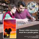 1000pcs DIY Sunset Tree Puzzle Educational Learning Assembling Jigsaw Toys