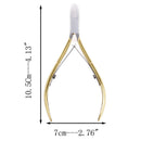 Stainless Steel Cuticle Nipper Dead Skin Cutter Nail Art Clipper Manicure ToolME