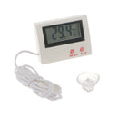 Mini External Plastic Thermometer LCD Refrigerator Aquarium Metal