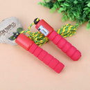 Cotton Sponge Count Rope Skipping Fitness Outdoor Sporting(Random Color)