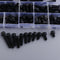 Alloy Steel Socket Cap Screws M6 Hex Head Bolt Nuts Assortment Kit with Box