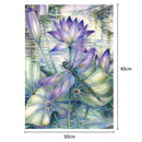Dragonfly Lotus Flower 5D DIY Full Drill Diamond Painting Embroidery Decor