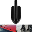 Universal Car Roof Shark Fins Black Trunk Wing Tail Diffuser Vortex Rear-Spoil3C