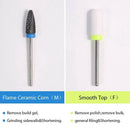 7Pcs Ceramic Nail Drill Bits Set, Acrylic Cuticle Nails File Bit For Strong