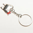 1Pair Tooth Couple Metal Keychain Keyring Gift For Lover Children Friend   Cy
