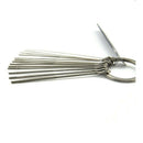 Guitar Bridge Saddle Nut Files Set - 13 Size Needle Files with Circular Cro B3M4