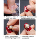 100pcs Double-side Adhesive Tips Transparent False Nails Tool Nail Glue T lj J!c