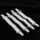 4Pcs Bedspread Bed Sheets Buckle Table Bed Sheets Clip Slip-Resistant Belt