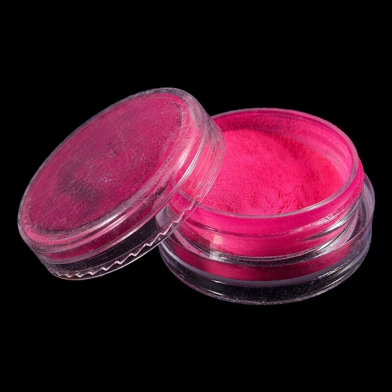 12boxes/set Neon Phosphor Powder Nail Glitter Powder 12 Colors Dust Luminou G8H8