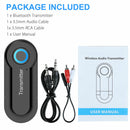 Wireless Bluetooth 4.2 Transmitter Stereo Audio Adapter Sender for TV-PC Speaker
