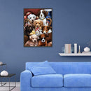 5D DIY Full Drill Diamond Painting Dog Cross Stitch Embroidery Mosaic Kit