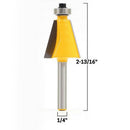 1/4 Inch Shank 15 Degree Router Bit Chamfer Bevel Edging Woodworking Cutter
