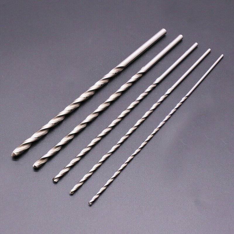 5Pcs Drill Bit Extra Long Straight Shaft Drill Bit for Metal Wood Newest Useful