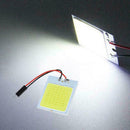 48SMD COB White Panel LED T10 Car Interior Panel Light 12V 4W Dome Lamp New J5M0