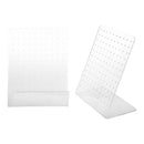 2 pieces of display Supports display of earrings transparent
