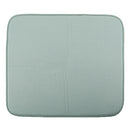 Absorbent Microfibre Drying Mat Dish Glassware Drainer Kitchen Sink Green