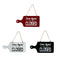 3pcs Open Closed Sign Welcome Wooden Hanging Plaque for Door Window Bar Cafe