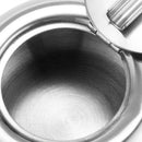 Windproof Ashtray Stainless Steel Modern Tabletop Ashtray Indoor Outdoor Ashtray