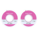 2pcs 5ft 2.0mm Desoldering Braid Solder Remover Sucker Cable Clip Clamp