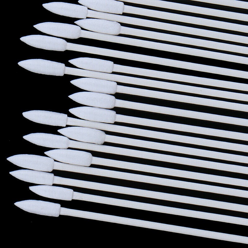 50Pcs Ear Earphone Earbuds Tips Headset Cotton Disposable Stick Cleaning ToolJ!c