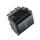 KCD7-303 Perforate 28 x 31mm 9Pin ON - OFF - ON Boat Rocker Switch Power Swit-OZ